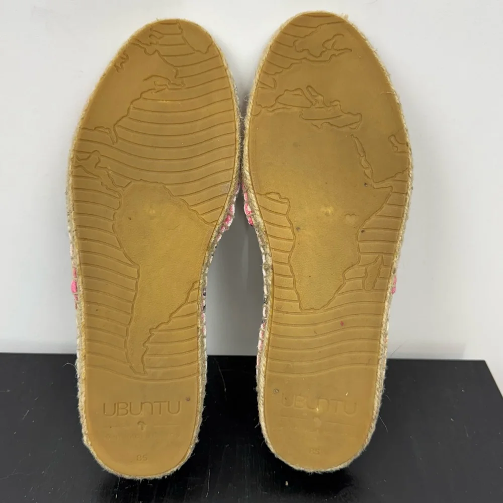 Disney Ubuntu Princess Espadrille Limited Edition Slip On Shoes Women 8 Canvas